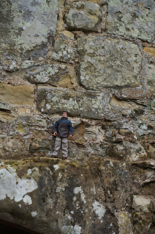 Action Man at Bodiam Castle 2016. DSC01339