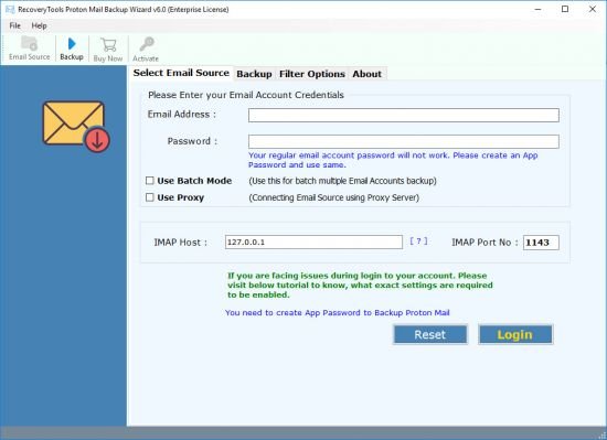 RecoveryTools Proton Mail Backup Wizard 6.2