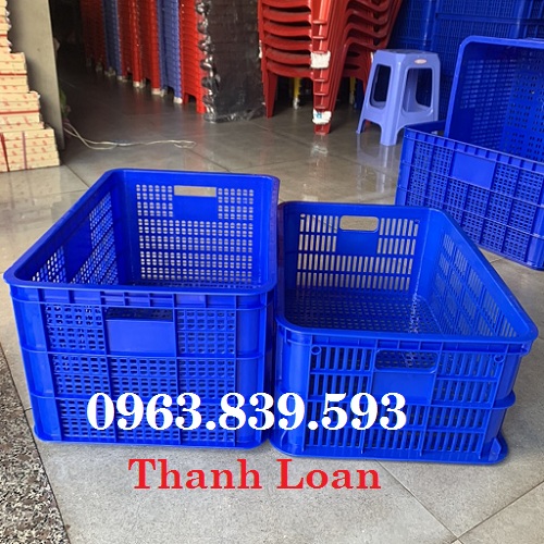 Sóng nhựa đựng rau củ qua kê kệ siêu thị, rổ nhựa chữ nhật / 0963.839.593 Ms.Loa Song-nhua-dung-hang-ro-nhua-chu-nhat-dan-rong