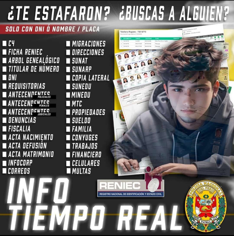 DOXEO  ¿Te estafaron?¿Buscas alguien?