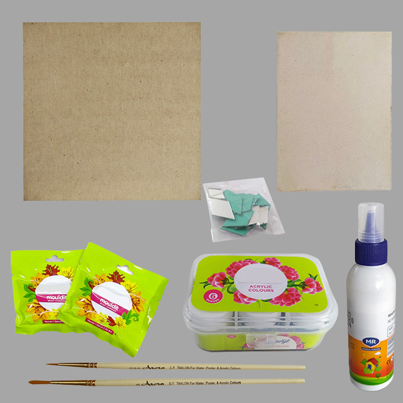 Lippan Art on MDF Square Board DIY Kit
