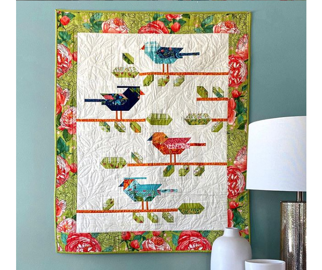 Bird Talk Quilt Pattern by Robin Pickens 653341085047 - Quilt in a Day  Patterns