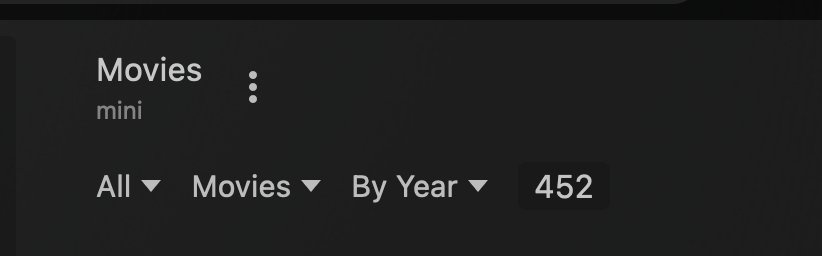 Howto Chart My Plex Movie Collection By Year R Plex