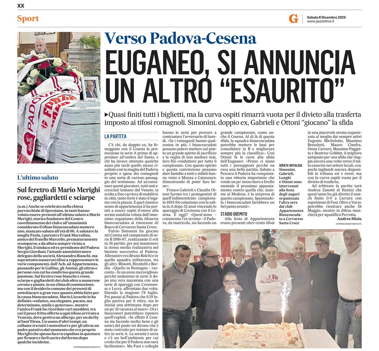 Il Gazzettino Padova 06 Dicembre 2025 44 ok