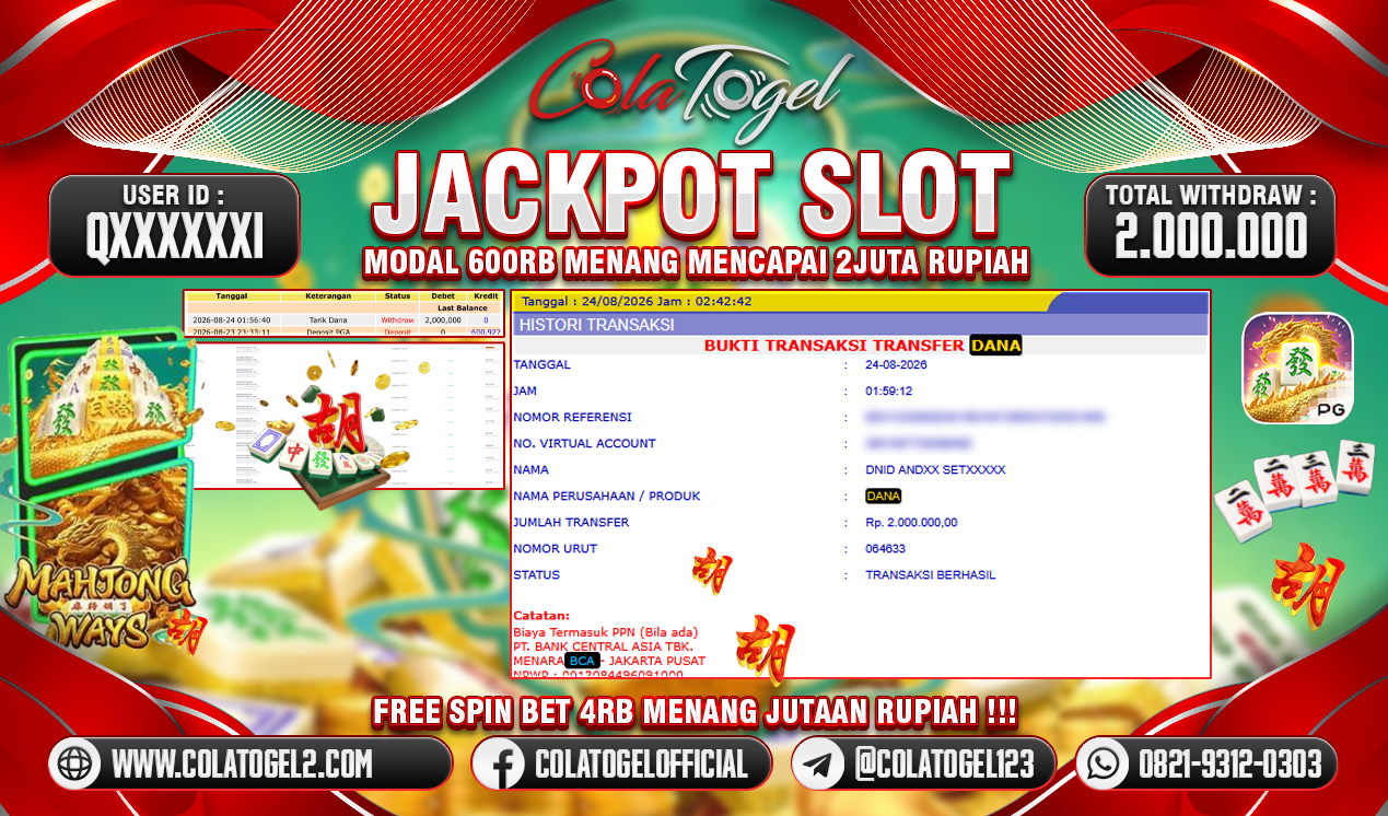 JACKPOT SLOT GACORR!!