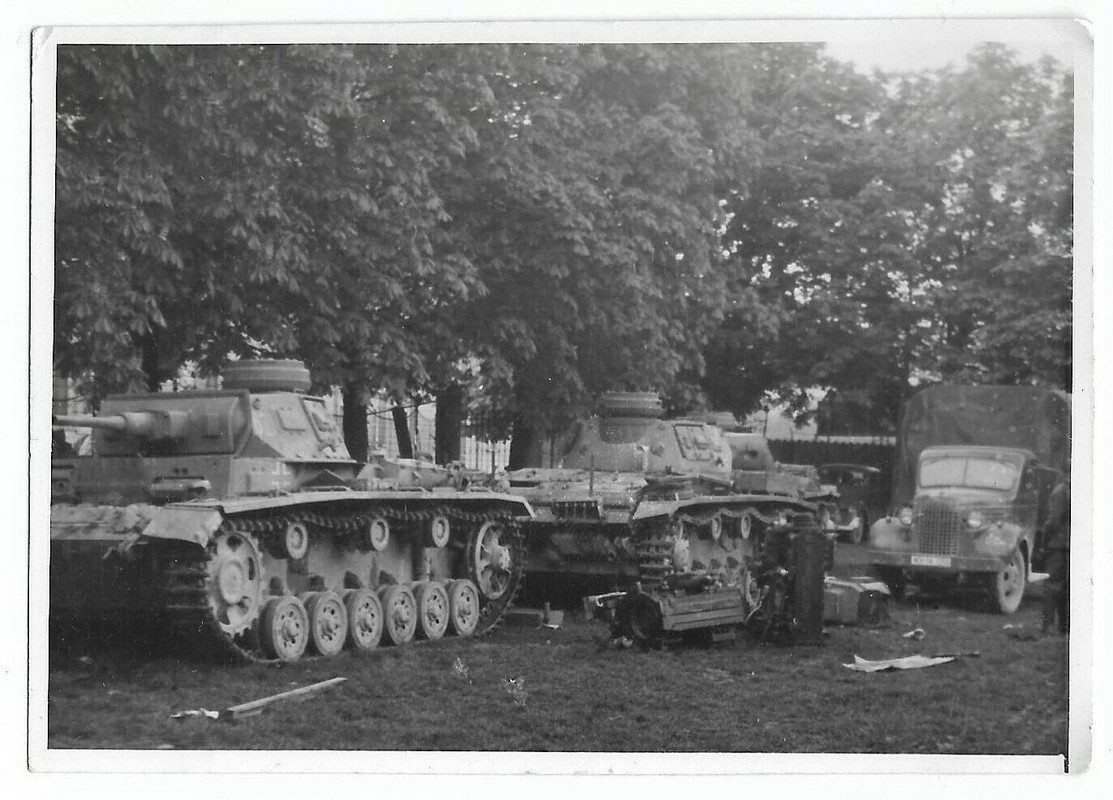 Foto Panzer KW III Skoda Wehrmacht Graz Österreich Anschluß tank