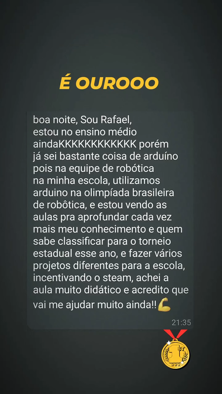 Depoimento de aluno 7