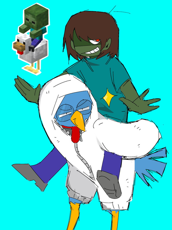 chicken jockey