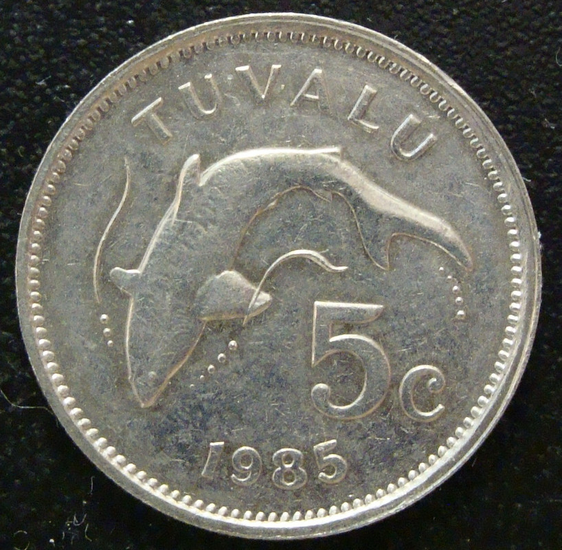 5 Centavos Dólar. Tuvalu (1985) TUV-5-Centavos-D-lar-1985-rev