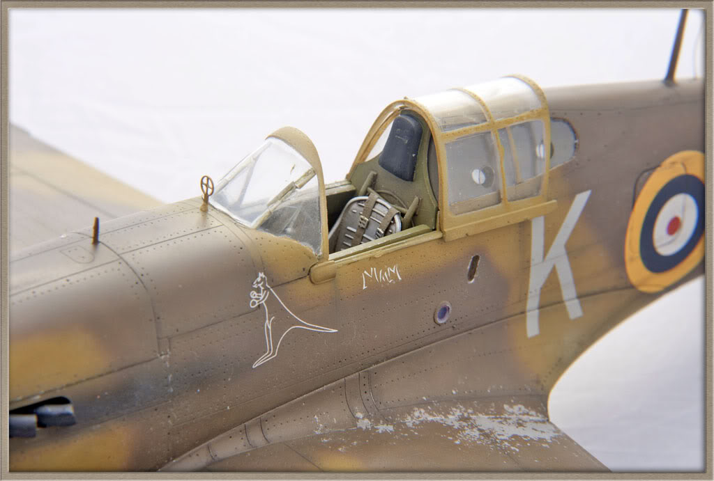 Tomahawk Mk. IIB Clive Caldwell LD-C 250 Sqn. RAF North Africa 1942 in 1:48 scale by Hobby Master