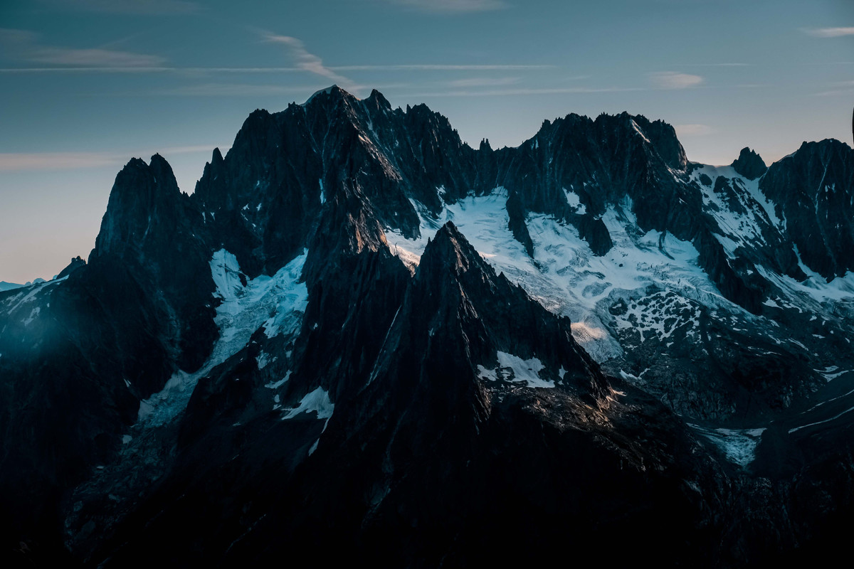 Dark Rock and the White Snow
