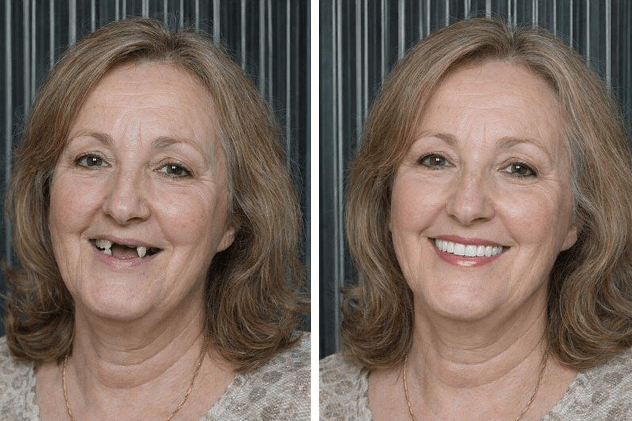 [Caso clínico de paciente antes y después Mariana]