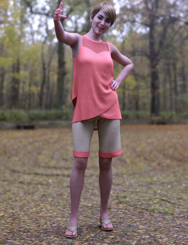 dForce Bermuda Shorts Outfit for Genesis 8 Females dForce Bermuda Shorts Outfit for Genesis 8 Females