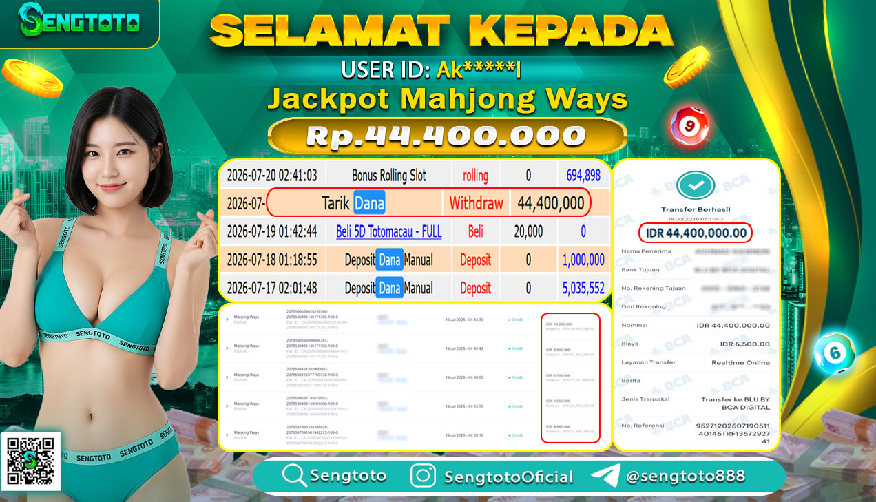 BUKTI PEMBAYARAN SLOT MAHJONG WAYS