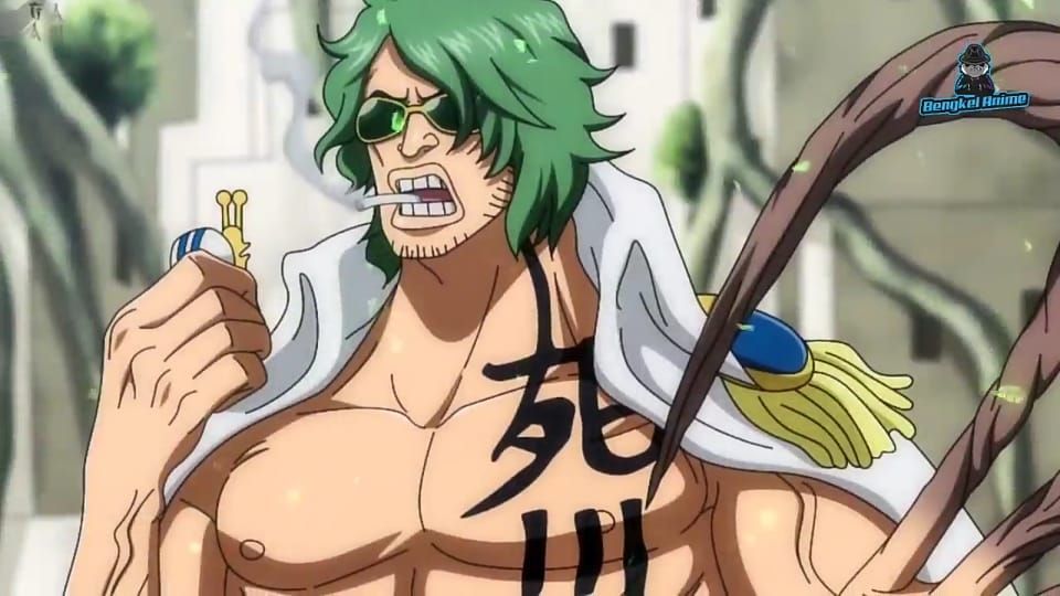 Admiral Ryokugyu benar-benar hadir di Wano pada One Piece 1054