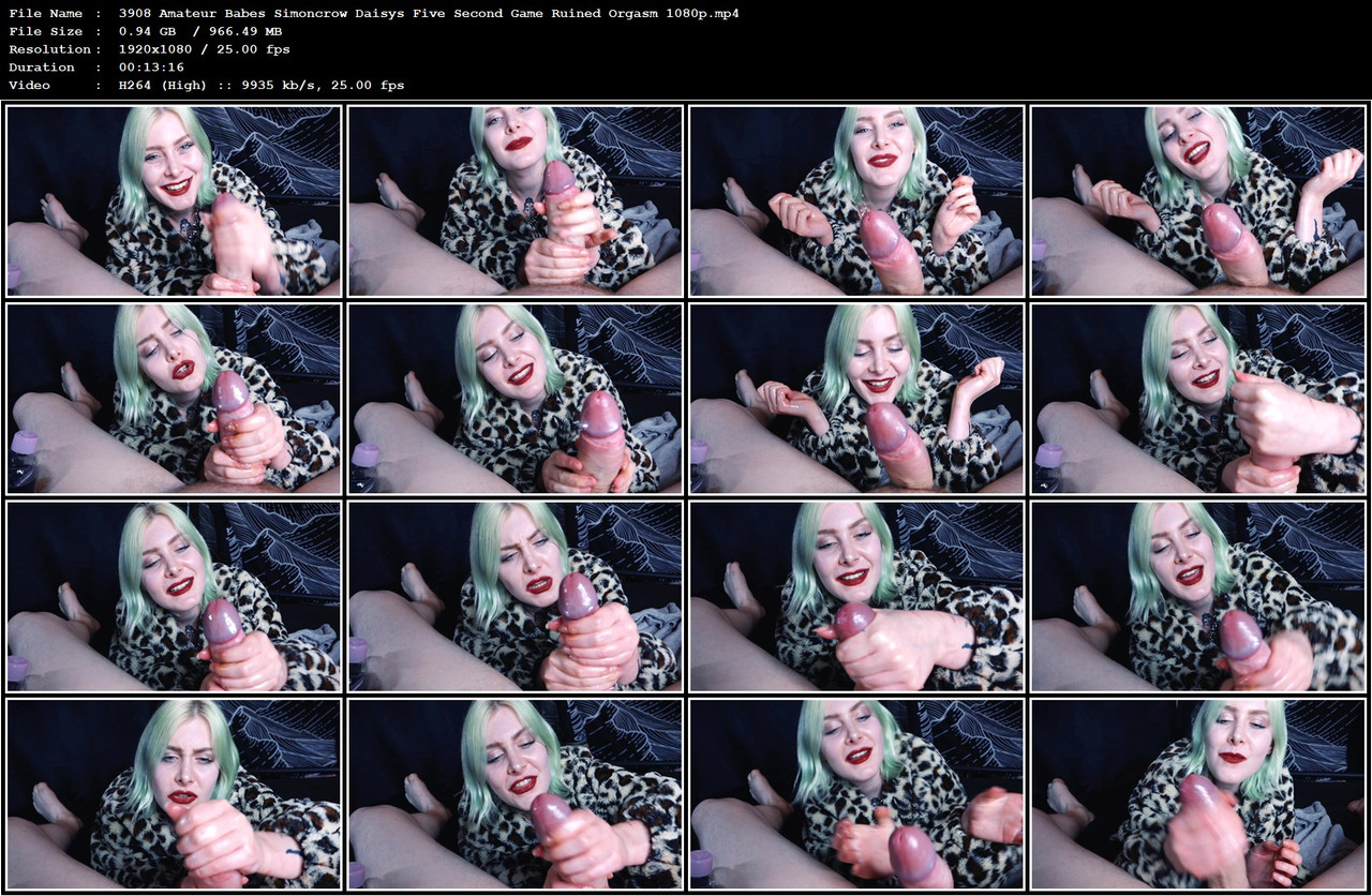 3908 Amateur Babes Simoncrow Daisys Five Second Game Ruined Orgasm 1080p mp4