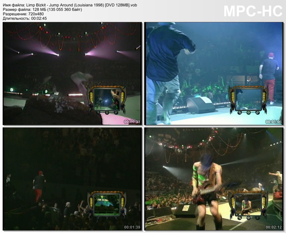 Limp Bizkit - Jump Around (Louisiana 1998) [DVD 128MB]