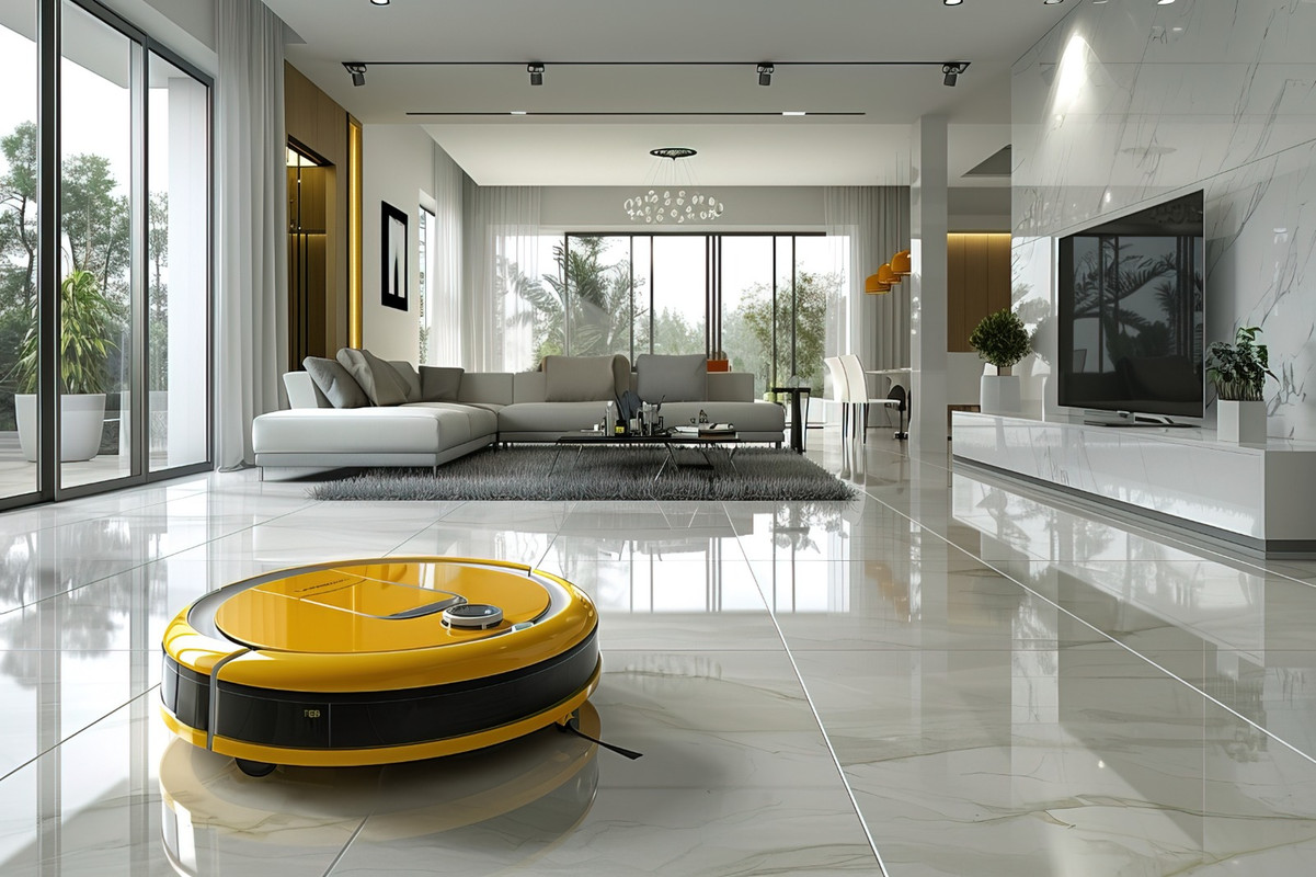 Modern Marble Floor Tiles Design With A Glossy Finish