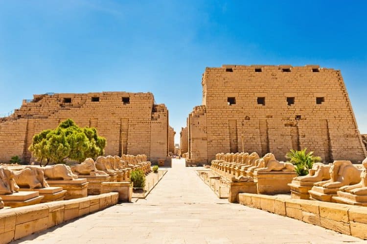 Hypostyle Hall at Karnak Temple — 134 towering columns covered in hieroglyphs, UNESCO World Heritage