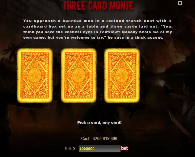 Golden cards screenshot