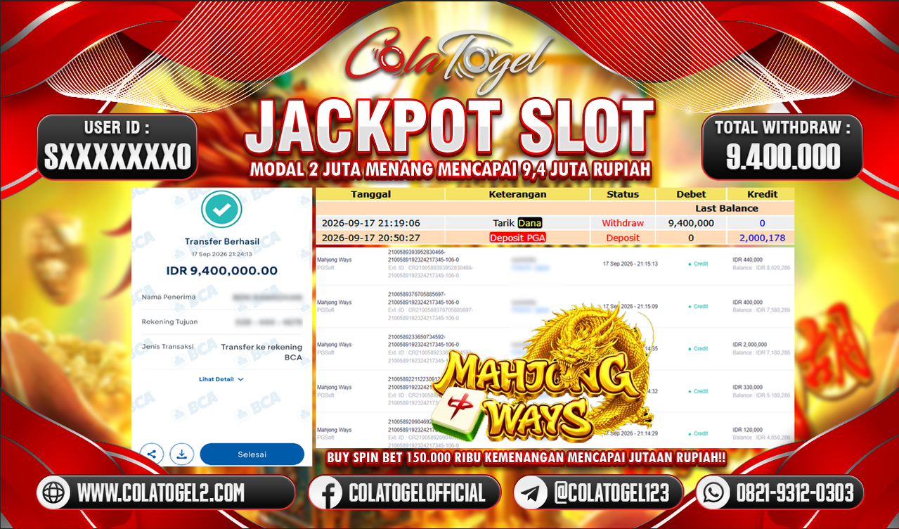 JACKPOT SLOT GACORR !!!