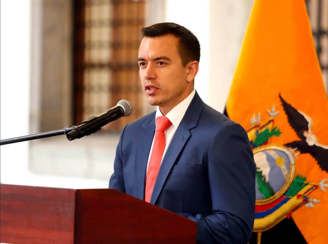 Daniel Noboa asegura que México transgredió el artículo tercero de la Convención de Caracas