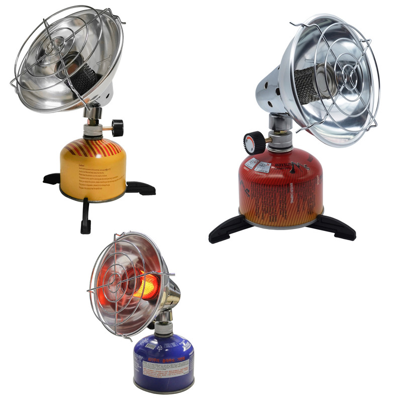 Outdoor Camping Gas Heater PORTABLE Tent Warmer Heating With Stand Butane Stove