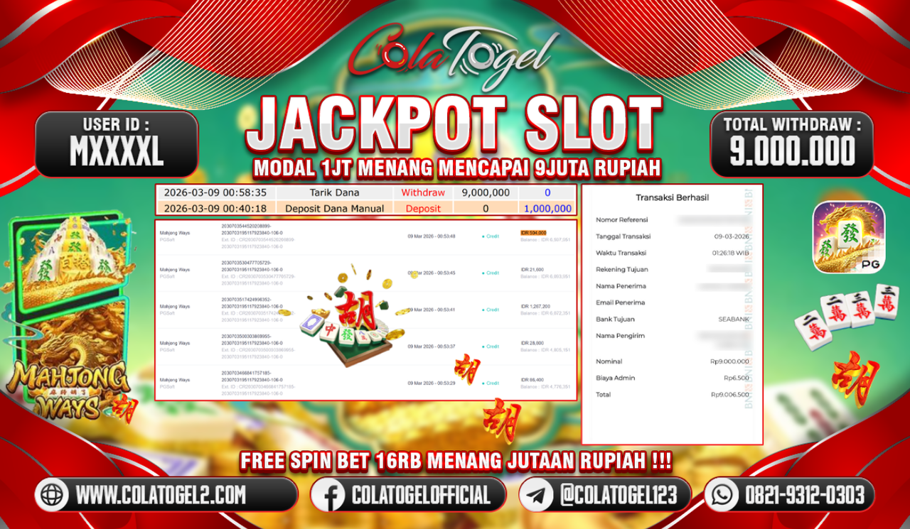 JACKPOT SLOT GACORR!!