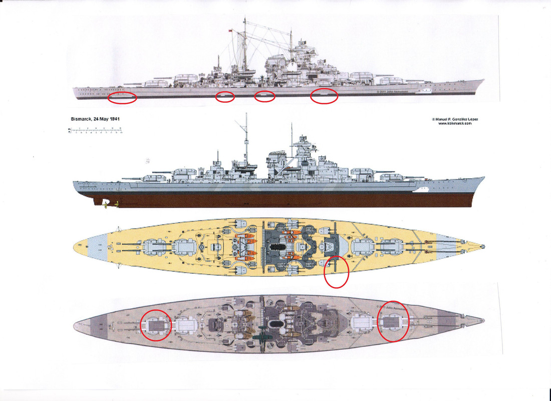 Quelle couleur de peinture Revell utiliser sur les navires de la Kriegsmarine ? 24-mai-1941