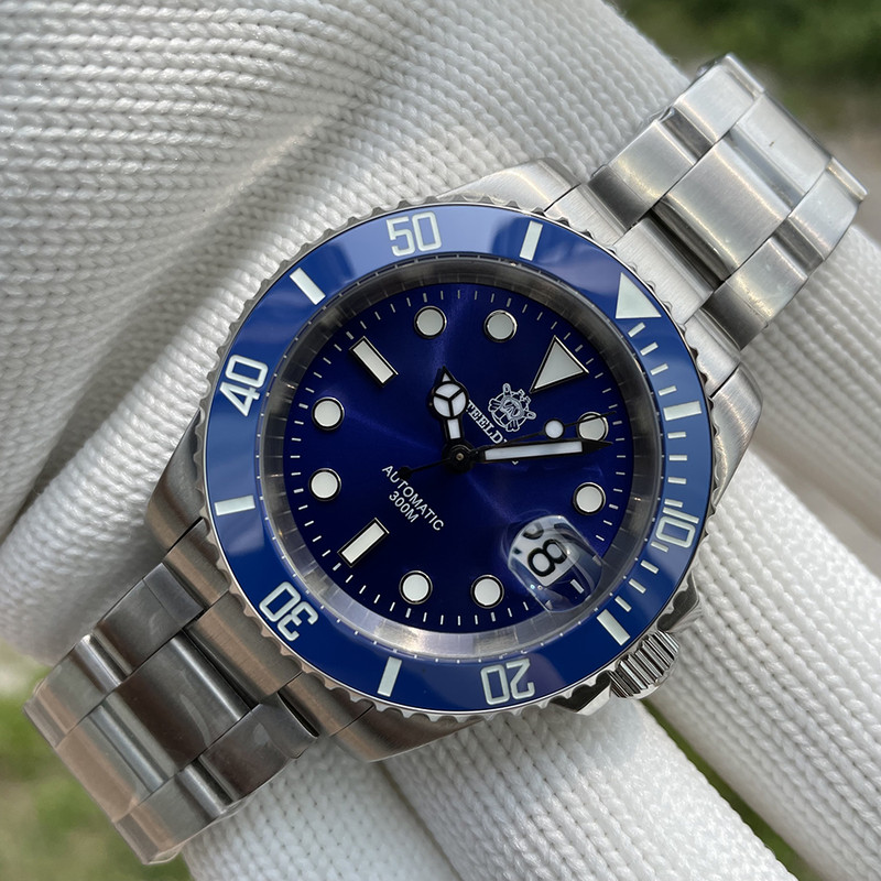 Steeldive SD1953 Blue Sub 300M Automatic Diver Watch photo 6