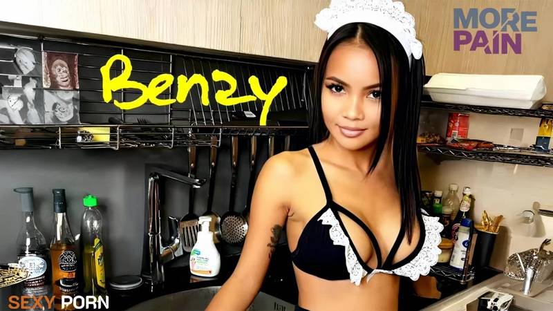 ManyVids BENZY Asian Maid Fucked in the Kitchen