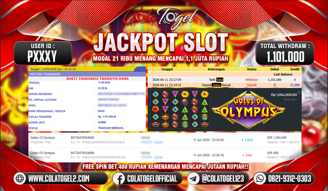 JACKPOT SLOT GACOR!!