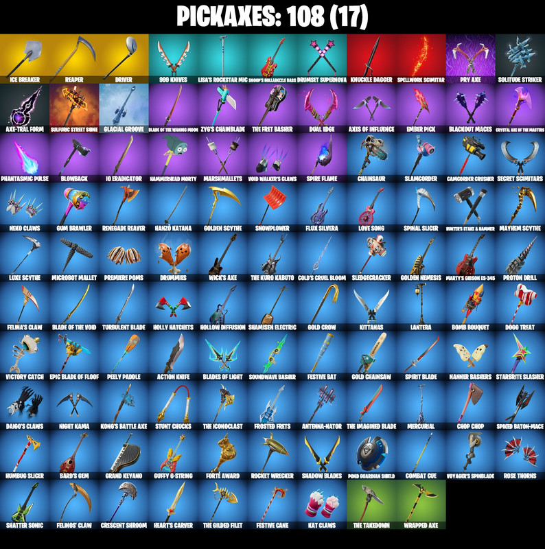 pickaxes comp