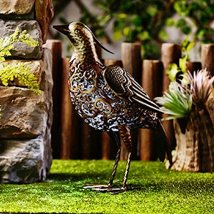 Solar metal bird Light 81963