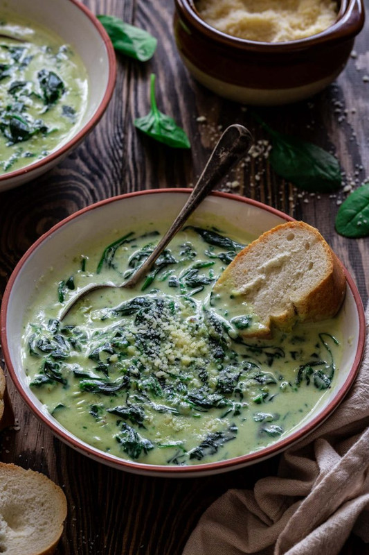 Cream Of Spinach Soup Recipe