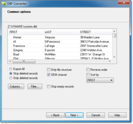 DBF Converter 6.64