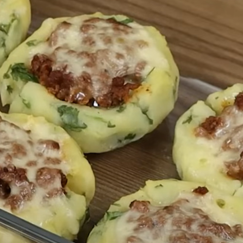 Puré De Patatas Con Carne Picada Salteada