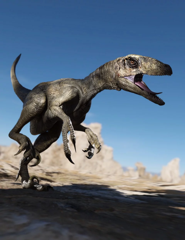 Dinosaurs Series – Deinonychus by AMLM