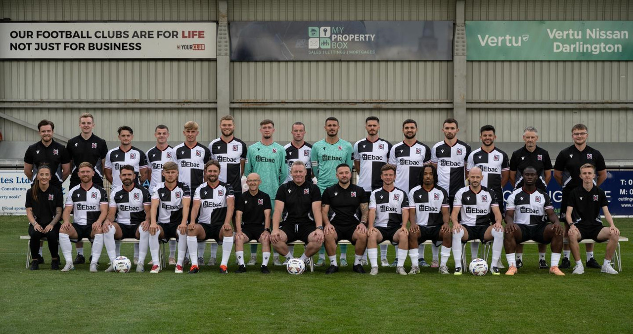 Darlington FC Team Photo 2025