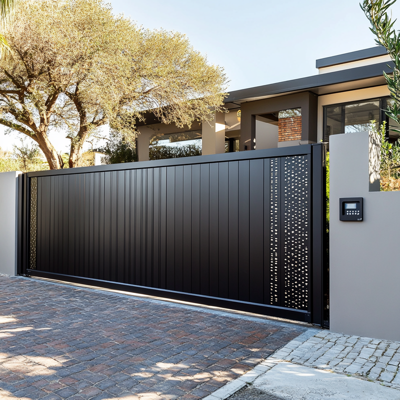 откатные ворота