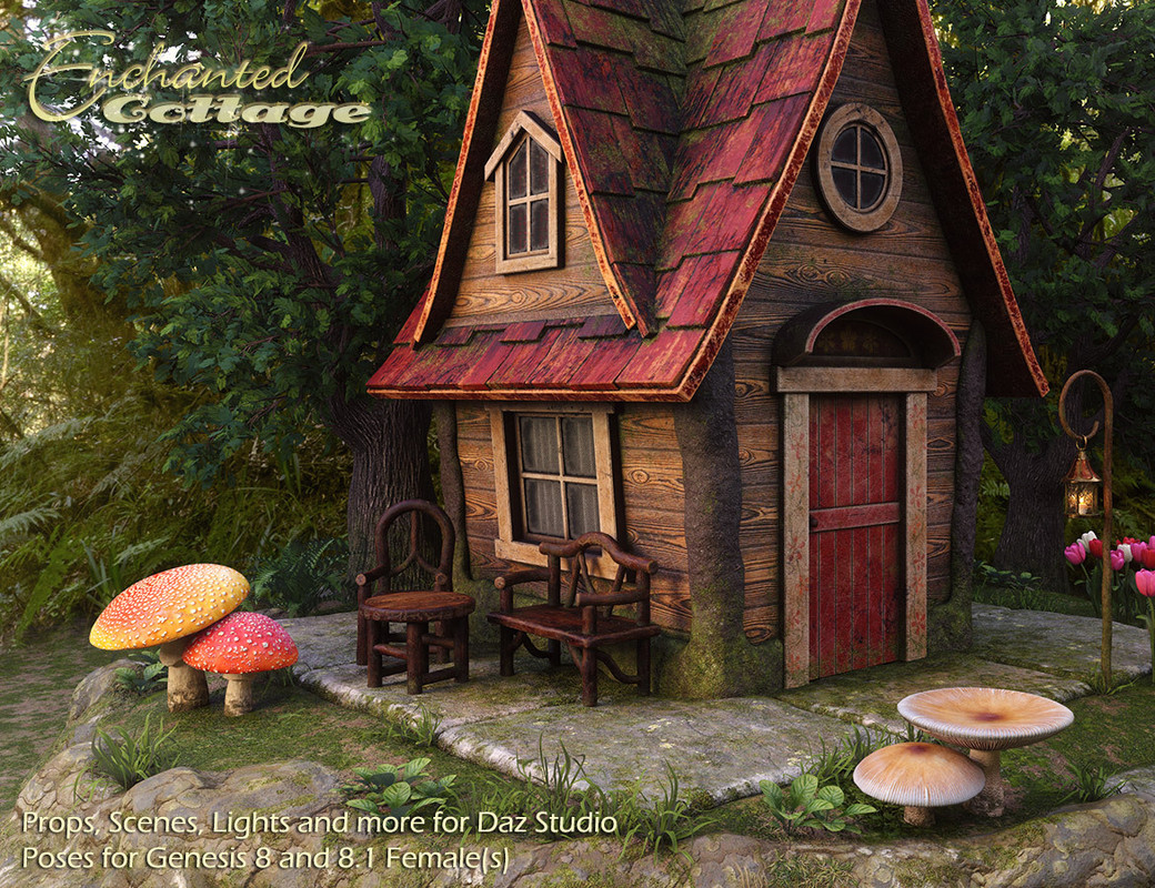 Enchanted Cottage for DazStudio Enchanted Cottage for DazStudio