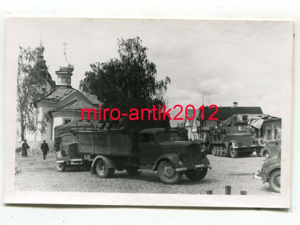 Wehrmacht, LKW, Sdkfz, Halbkette, Merkinė, Litau