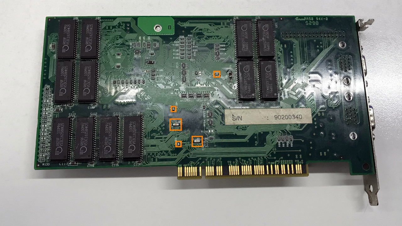 Gainward Dragon 3000 Voodoo 2 (Rear) (Repair)