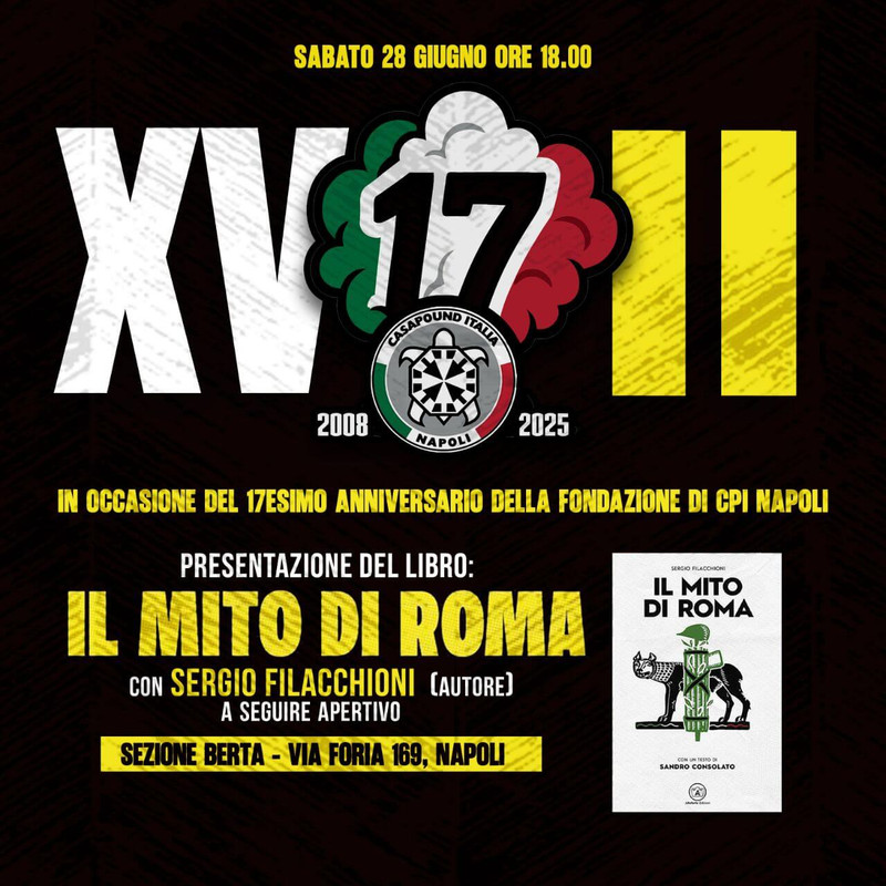 17 anni di Casapound Italia Napoli
