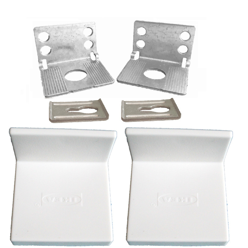 2x Ikea 115753 Metal Mounting Bracket Plate Suspension Fittings PAX