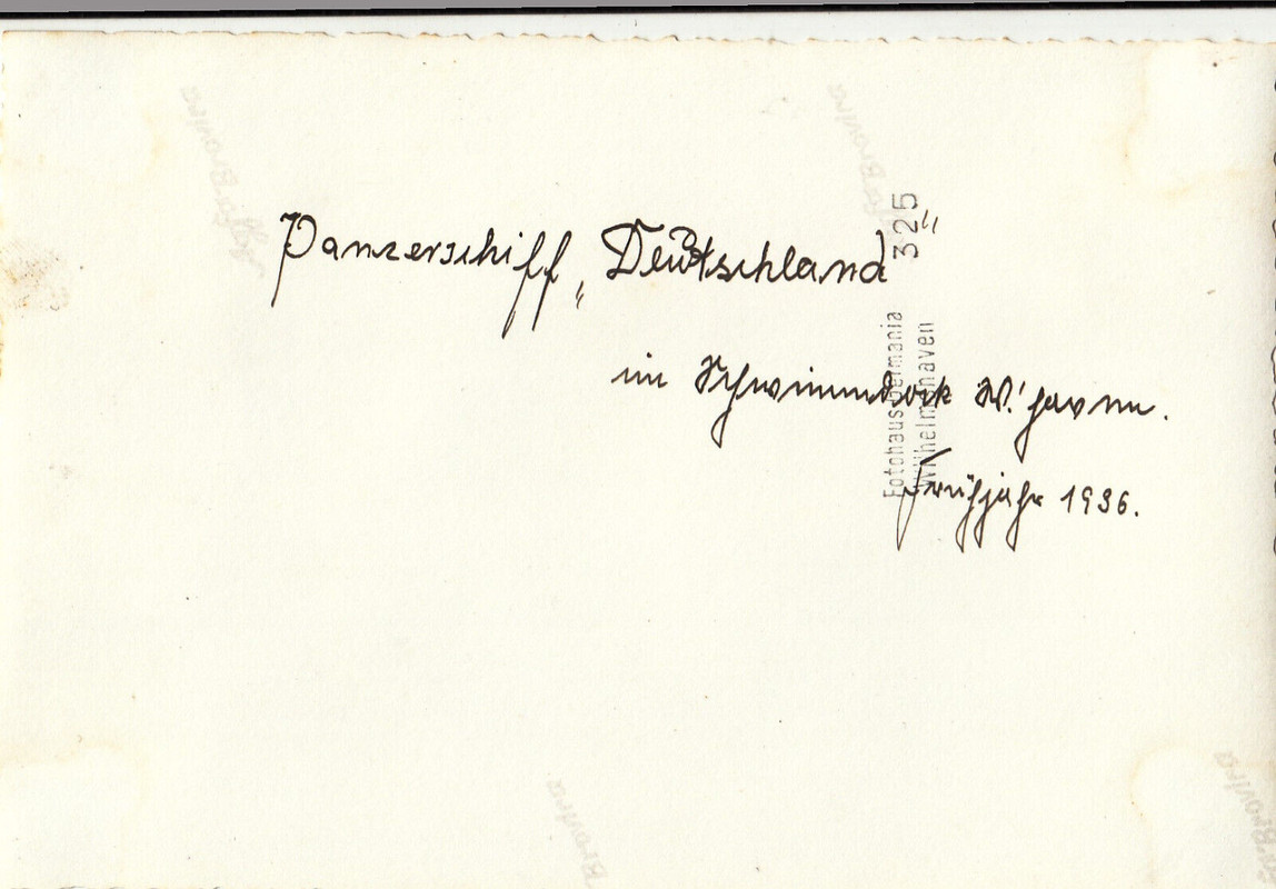 Foto KM Soldat Panzerschiff Deutschland Kriegsschiff Schwimmdock Kreuzer G309 (2)