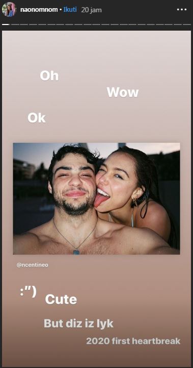 Unggahan patah hati Naomi Zaskia