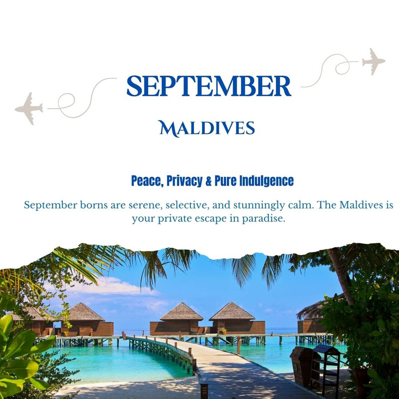 September  Maldives