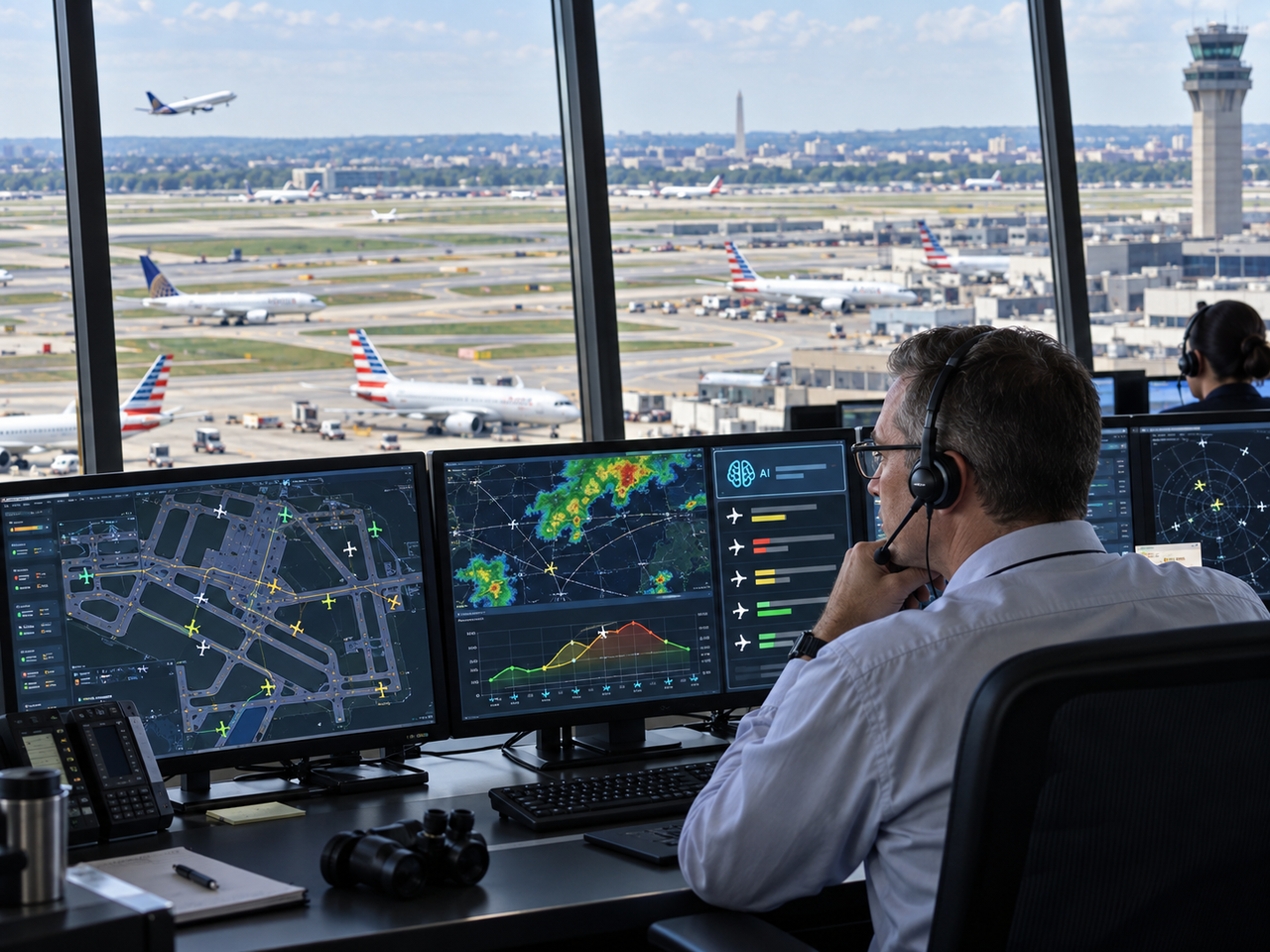 EUA começam a usar inteligência artificial para antecipar congestionamentos no tráfego aéreo