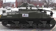 World War II tank gunner Clarence Smoyer's ride through the streets of Boston in a Sherman tank WWII-Vet-Gets-Surprise-Ride-in-His-Old-Tank